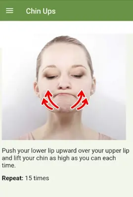 Face Exercises android App screenshot 3
